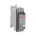 ABB PSR37-600-70 softstarter, 37 A, 208–600 V AC with built-in bypass, two-phase control, and adjustable ramps for industrial motor applications.