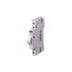 ABB S2C-H6R 1NO auxiliary contact, snap-on mount for MCB and RCCB signaling.