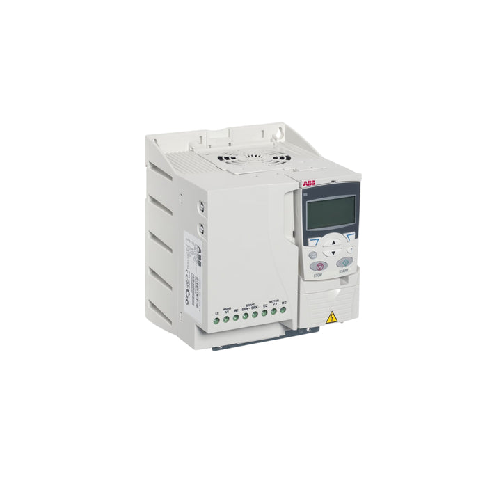 ABB ACS355-03E-12A5-4 VFD, 7.5 HP, 480 V, IP20, ideal for motor control in industrial pumps, conveyors, and fans.