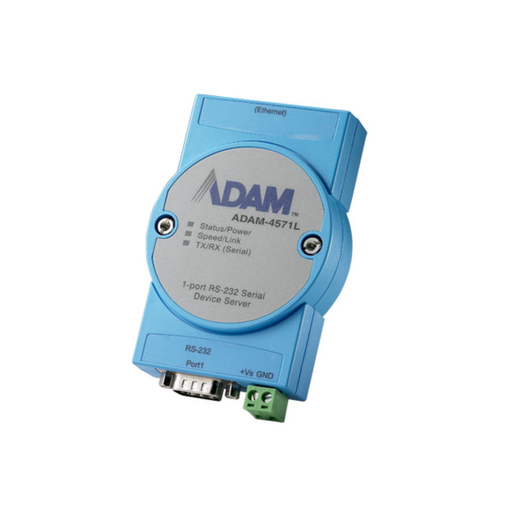 Advantech ADAM-4571L 8-channel RTD input module with RS-485 interface for industrial temperature monitoring.