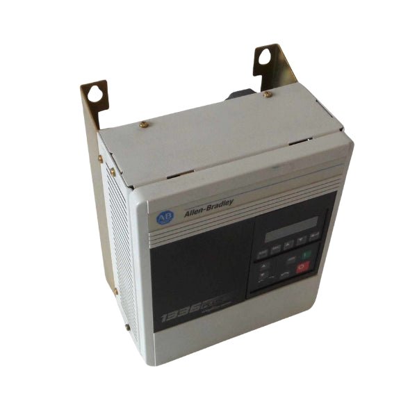 Allen-Bradley 1336S-BRF15-AE-DE4 AC drive, 15 HP, sensorless vector control, for precise motor speed control in industrial automation.