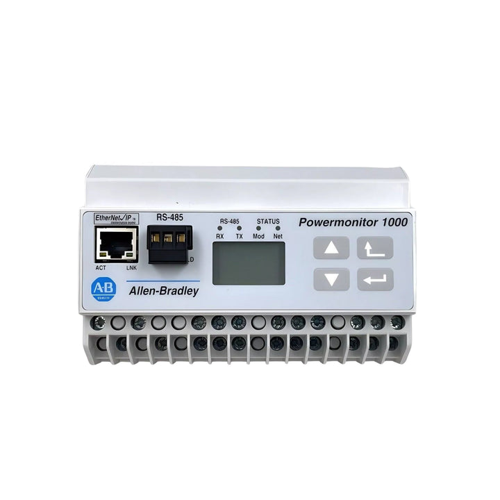 1408-TS3A-ENT, monitor de qualidade de energia Allen-Bradley com Ethernet, ideal para análise e gerenciamento elétrico industrial.