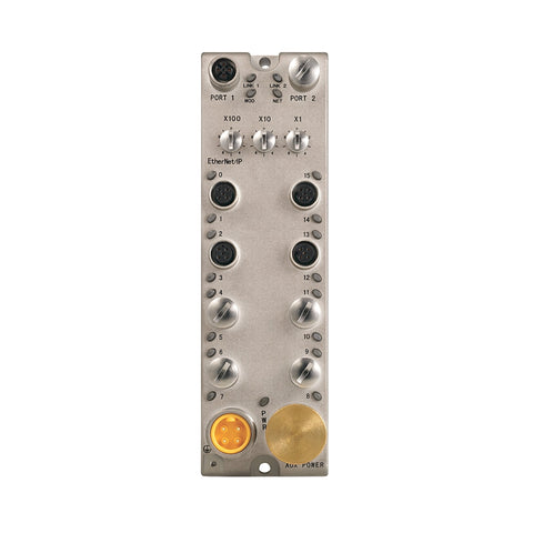 Allen-Bradley 1732E-16CFGM12QCWR WeldBlock I/O, 16-point, EtherNet/IP, Quick Connect, M12, IP67