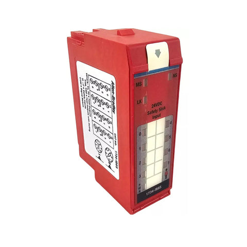 Allen-Bradley 1734-IN8S2 safety input module, 8-channel, POINT I/O, designed for SIL2/PLd safety applications.