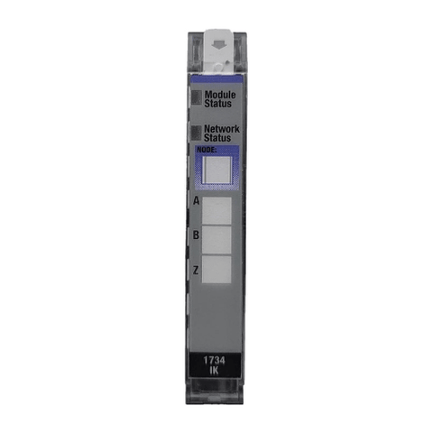 Allen-Bradley 1734-IK POINT I/O module, 120V AC input, compact design for distributed industrial control applications.