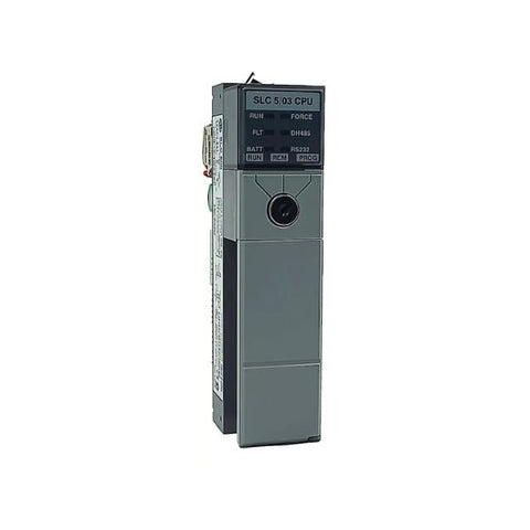 Allen-Bradley 1747-L531 SLC 5/03 processor module with DH-485 and RS-232 communication ports