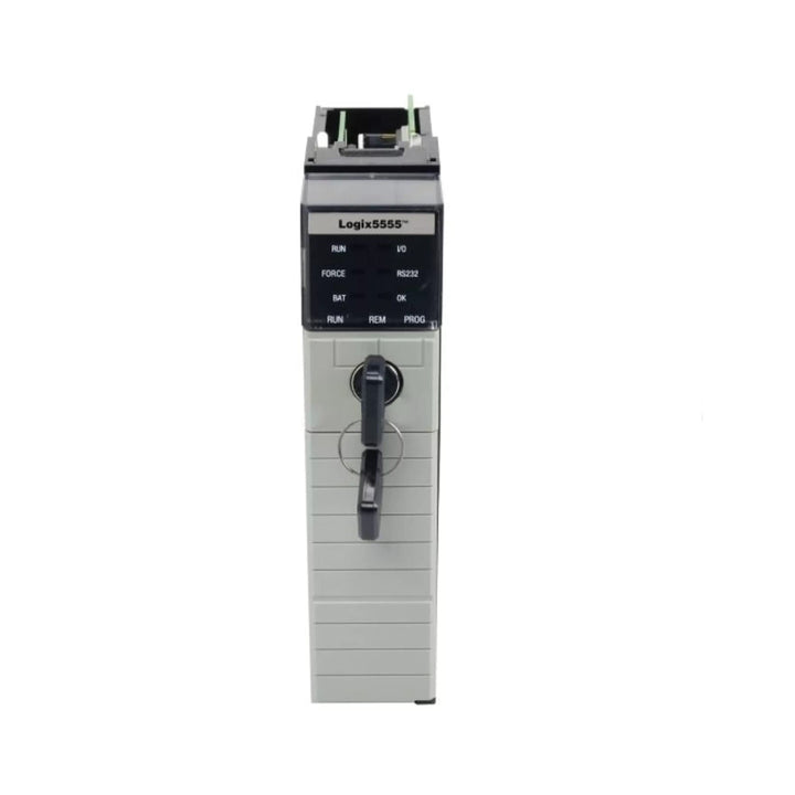 1756-L55M12, controlador Logix5555 Allen-Bradley com 750 KB de memória, ideal para aplicações de automação industrial complexas.