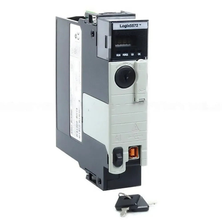 Allen-Bradley 1756-L72 ControlLogix 5570 processor, high-performance CPU, for complex industrial automation applications.