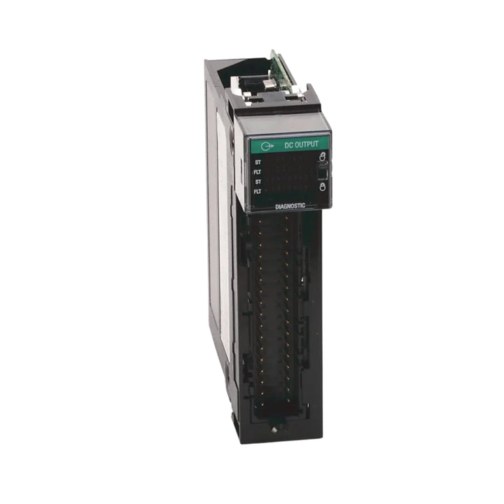 Allen-Bradley 1756-OB16DK 16-point DC output module, 19–30V DC, with field diagnostics and conformal coating. For ControlLogix systems.