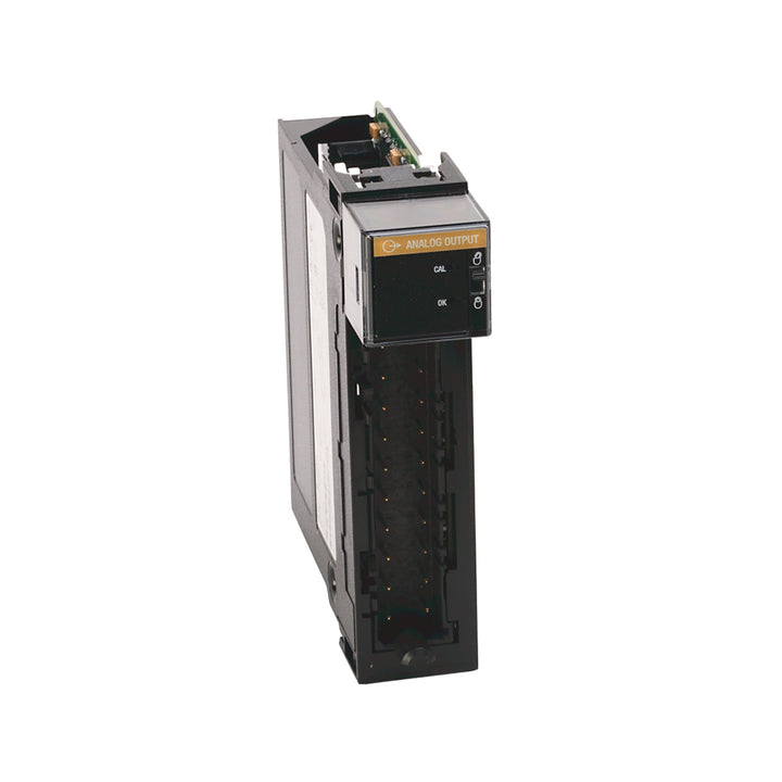 Allen-Bradley 1756-OF8K analog output module, 8-point, current/voltage, 20-pin, conformally coated for harsh environments.