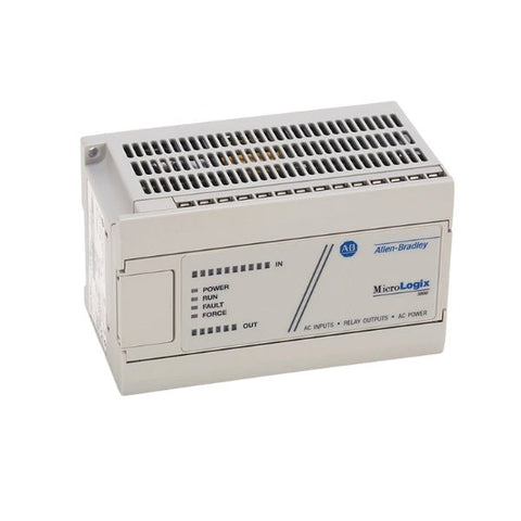 Allen-Bradley 1761-L10BWA MicroLogix 1000 PLC, 120V AC input, relay output, compact controller for automation