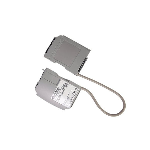 Allen-Bradley 1769-CRL1 bus expansion cable, 1 ft right-to-left with termination caps, for CompactLogix and MicroLogix 1500 I/O systems.