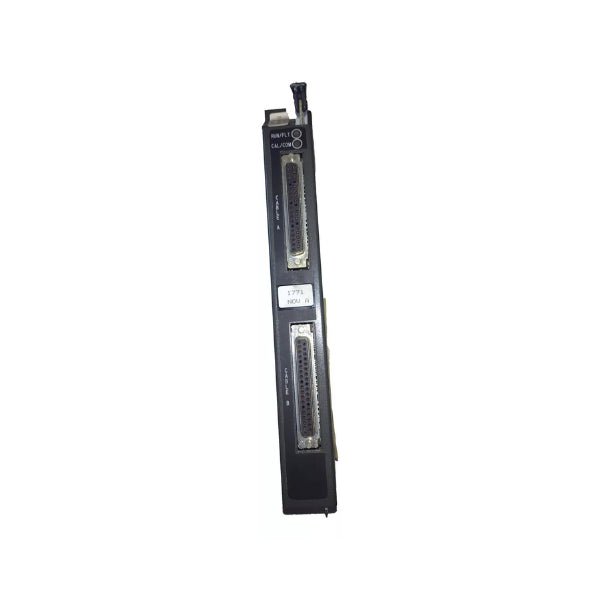 Allen-Bradley 1771-NOV analog output module, 4-channel, for precise voltage signal control in PLC-based industrial automation systems.