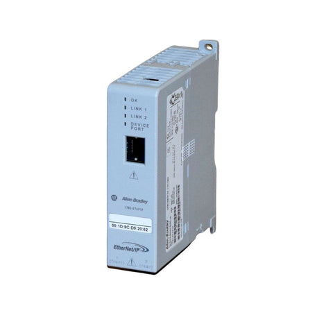 Allen-Bradley 1783-ETAP1F EtherNet/IP tap module, 1 fiber port, for reliable network communication in industrial automation.