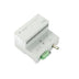 ControlNet repeater adapter, DIN rail mounted, supports coax and fiber modules for scalable industrial networks.