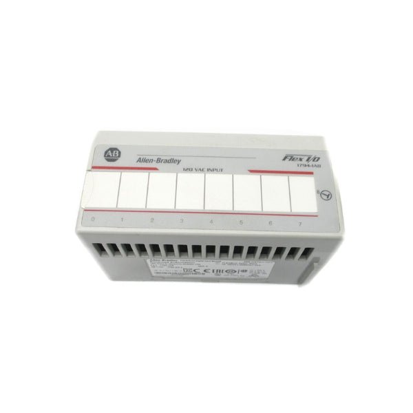 Allen-Bradley 1794-IA8 Flex I/O AC input module, 8-point, 120V AC, for distributed industrial control systems