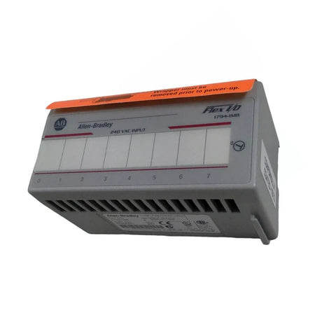 Allen-Bradley 1794-IM8 input module, 8-point AC input, Flex I/O system, compact industrial automation solution.
