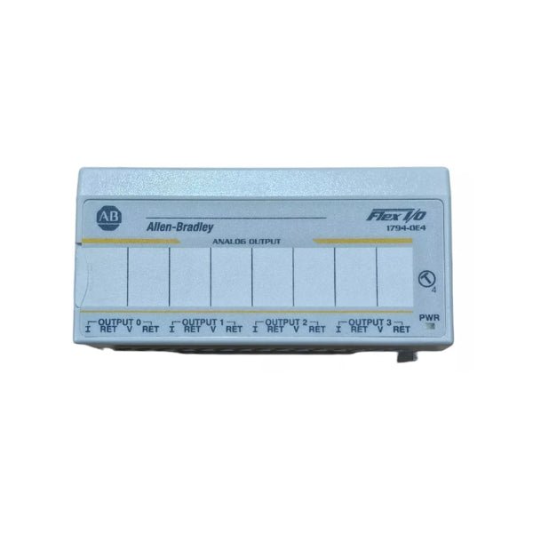 Allen-Bradley 1794-OE4 Flex I/O module, 4-channel, 24V DC output for reliable control in industrial automation systems