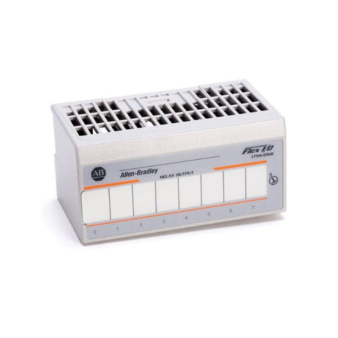 Allen-Bradley 1794-OW8 Flex I/O digital output module, 8-point, 24V DC, for industrial automation control and signal management.