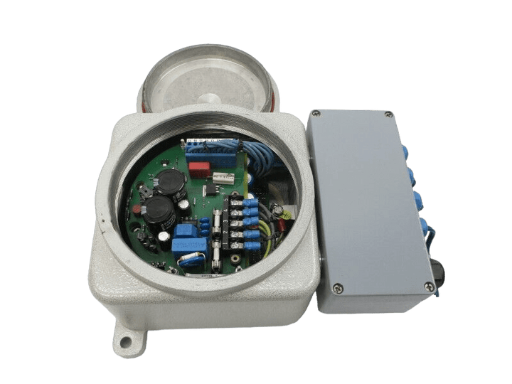  1797-PS1E FLEX Ex power supply, 85–250V AC input, 4 IS outputs, Euro terminals, for hazardous area installations.