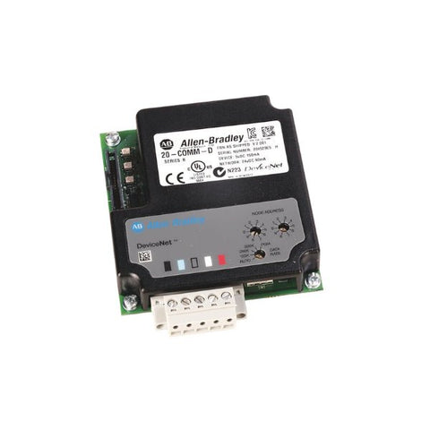 Allen-Bradley 20-COMM-D communication adapter, DeviceNet interface for PowerFlex drives in industrial networks