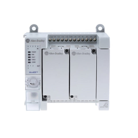 Allen-Bradley 2080-LC30-16QVB Micro830 PLC, 10 digital inputs, 6 DC outputs, 24V DC power