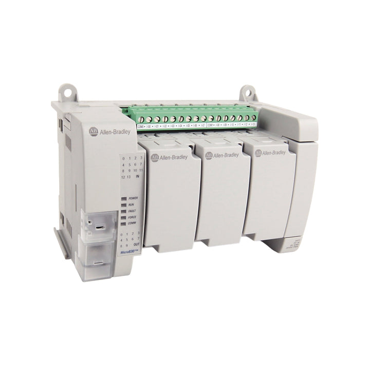 Allen-Bradley 2080-LC30-24QVB Micro830 PLC, 14 digital inputs, 10 DC outputs, 24V DC