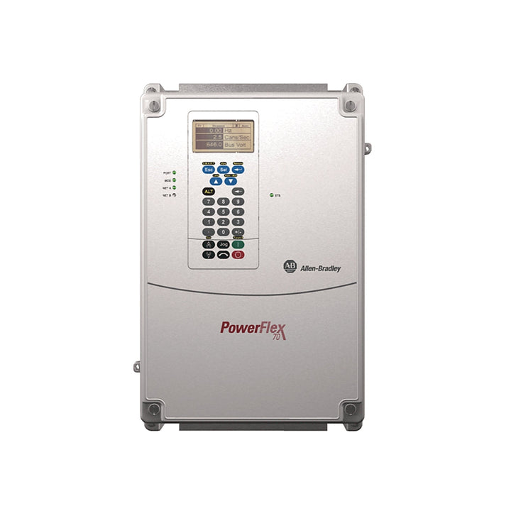 Allen-Bradley 20AB022C3AYNANC0 PowerFlex 70 AC drive 240V 7.5HP ND 5HP HD IP66 LCD keypad brake IGBT