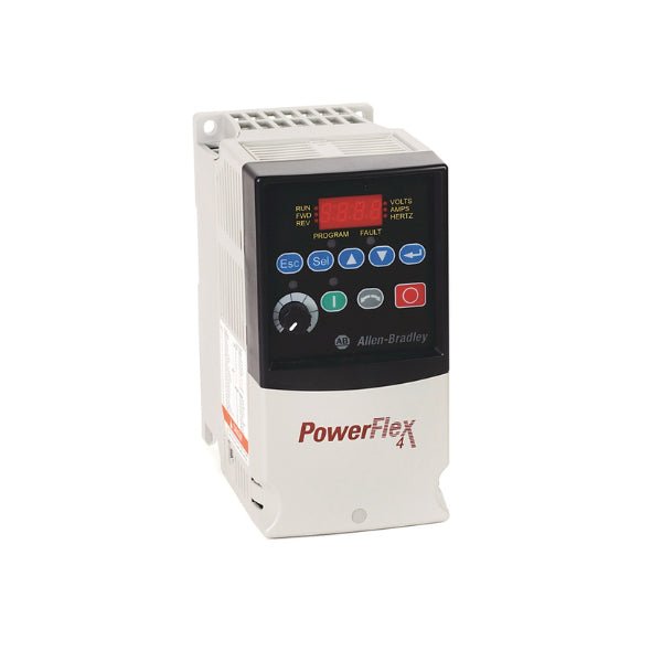 Allen-Bradley 22A-B8P0N104 PowerFlex 4 AC drive, 3 HP, 480V, for reliable and compact motor control in industrial automation systems.