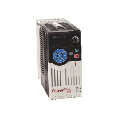 Allen-Bradley 25B-B5P0N104 PowerFlex 525 AC drive, 2 HP, 480V, with EtherNet/IP, for efficient motor control in automation systems.