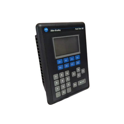 2711-K3A5L1, terminal HMI PanelView 300 Allen-Bradley com display monocromático e teclado para interface de automação industrial.