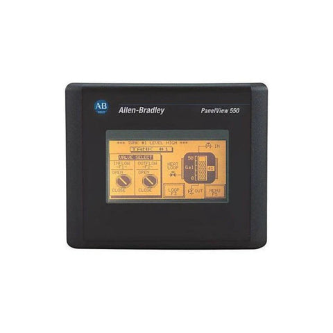 2711-T5A2L1_A Allen-Bradley PanelView 500 HMI, 5.5" grayscale, with 2 function keys, for industrial automation systems
