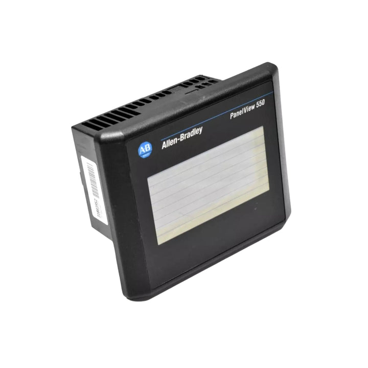 Allen-Bradley 2711-T5A5L1\_B PanelView 550 HMI, 5.5" monochrome touchscreen, RS-232 DH485, for industrial automation systems.
