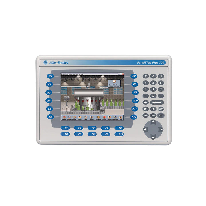 2711P-B7C4D8/A Allen-Bradley PanelView Plus 6 HMI, 6.5" color touchscreen, DC power, for industrial machine interface