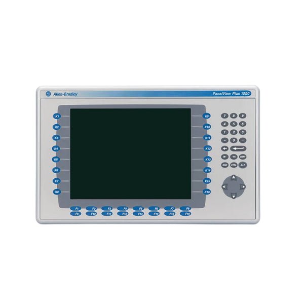 Allen-Bradley 2711P-RDB10C PanelView Plus 1000 display module, 10-inch color screen for industrial HMI applications