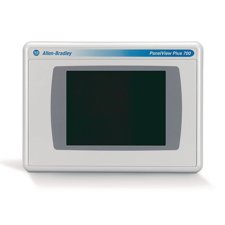 Allen-Bradley 2711P-T7C4D8 PanelView Plus 7, 7" touchscreen, DC power, for efficient human-machine interface control in automation.