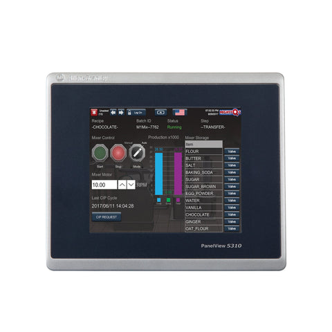 2713P-T6CD1 Allen-Bradley PanelView 5310 HMI, 6.5-inch color touchscreen for compact machine interface control