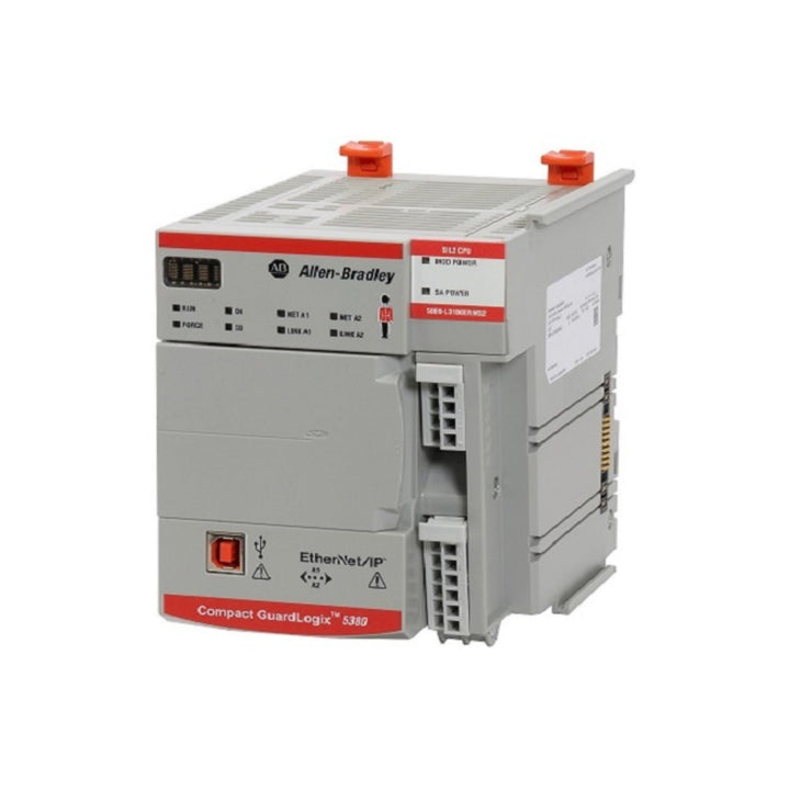 5069-L306ERMS3 CompactLogix safety controller with integrated motion and dual Ethernet for industrial automation