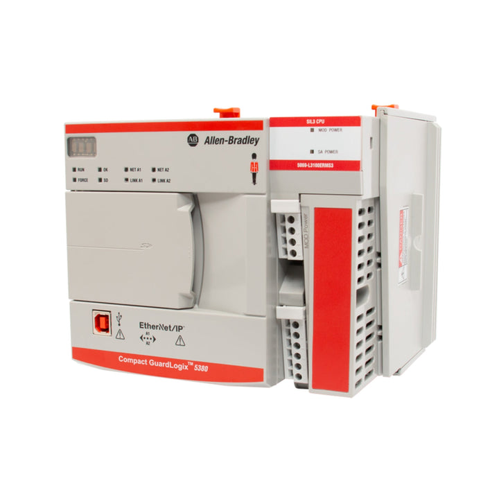 5069-L330ERMS3 Allen-Bradley CompactLogix 5380 controller, SIL2/PLd safety, motion support, dual Ethernet ports