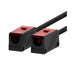 Autonics BY500-TDT1,2 through-beam photoelectric sensor with 500mm sensing distance and NPN output.