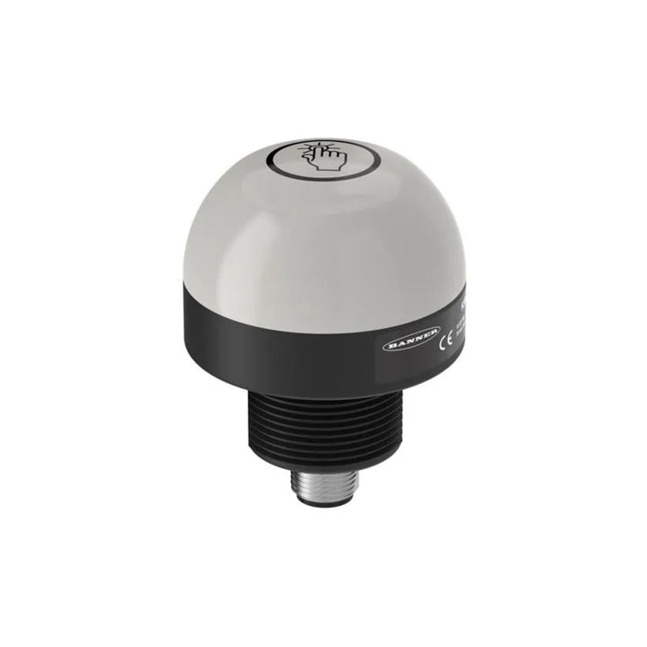 Banner K50LGRYPQ red 50 mm LED tower light segment for industrial machine and process signaling.