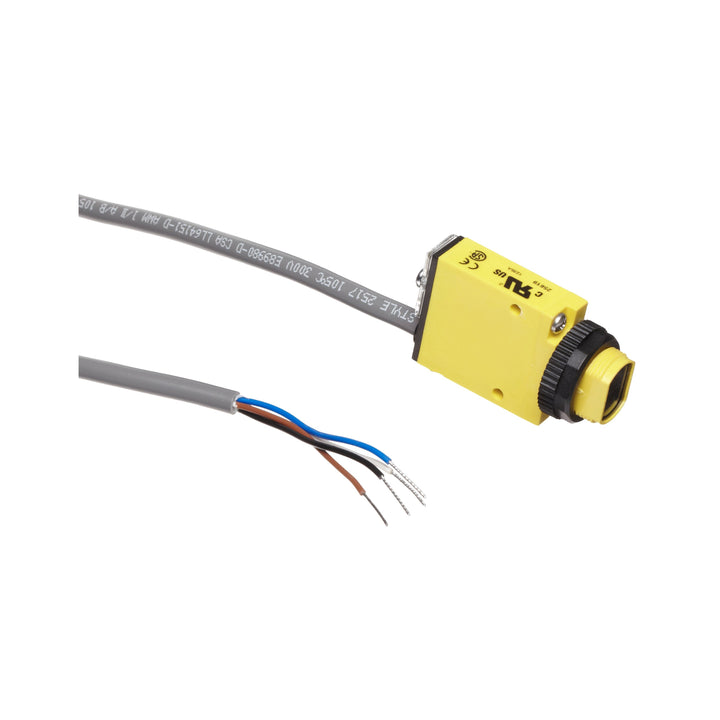 Banner Mini-Beam SM312D compact diffuse photoelectric sensor for short-range industrial detection.