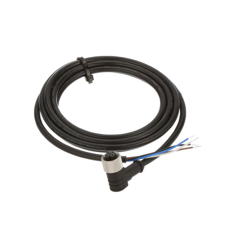 Banner MQDC-406RA M12 4-Pin Right-Angle Female Cordset for industrial automation.