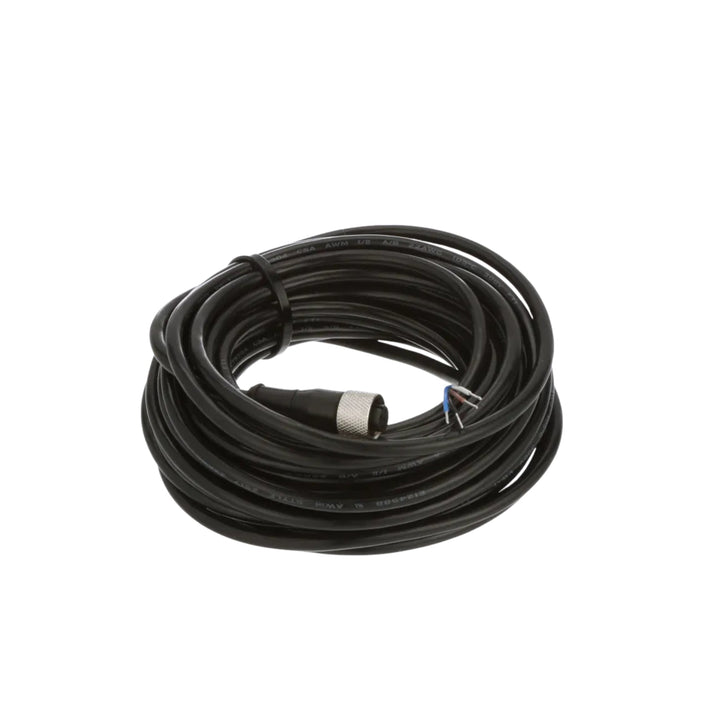Banner MQDC-430 4-pin M12 quick disconnect cable for sensors, 30 ft length with durable PVC jacket.