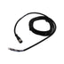 Banner MQDC1-506 M12 5-pin straight female cordset with 2 m PVC cable and nickel-plated brass coupling nut.