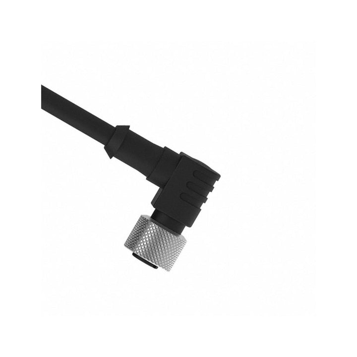 Banner MQDC1-506RA 5-pin M12 right-angle quick-disconnect cordset, 2 m PVC cable, IP67 rated.