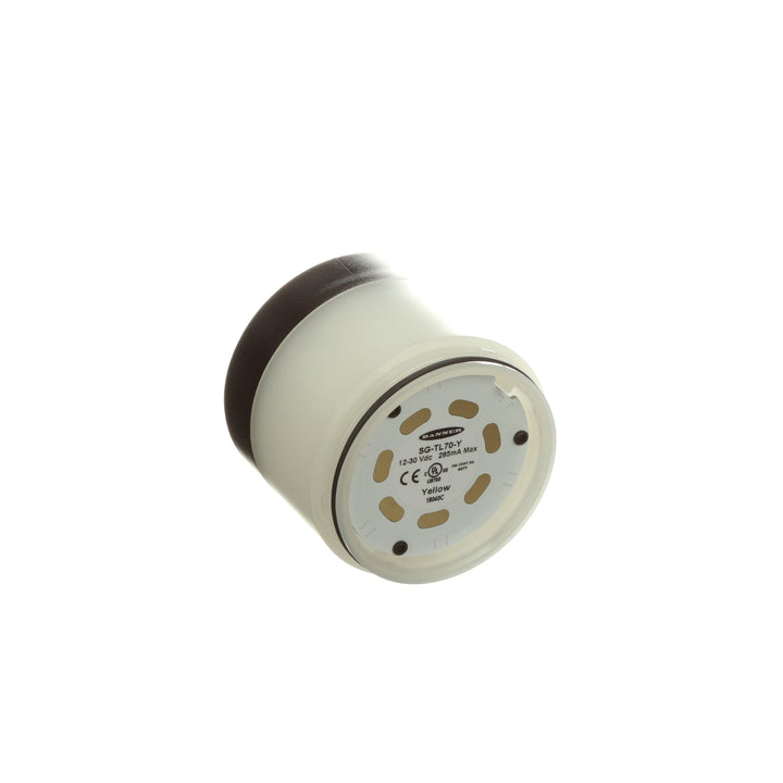 Banner SG TL70 Y yellow LED tower light segment for industrial machine status indication.