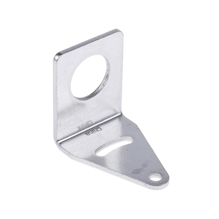 Banner SMB18A stainless steel mounting bracket for 18 mm cylindrical sensors in industrial applications.