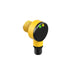 Banner T18SP6FF100Q fixed-field photoelectric sensor, 100 mm range, PNP output, M12 connector.