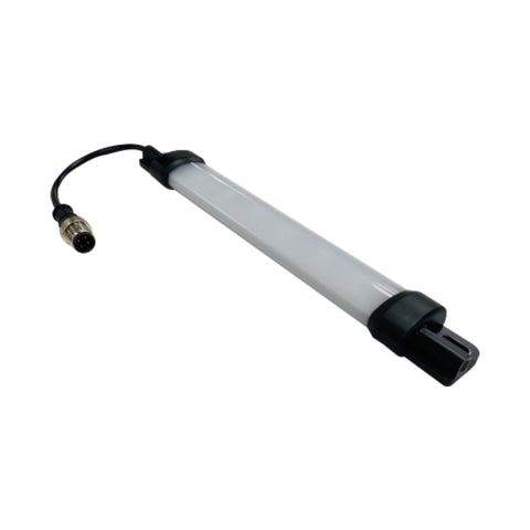 Banner WLS15 compact LED strip light with IP67 aluminum housing for industrial and machine lighting.